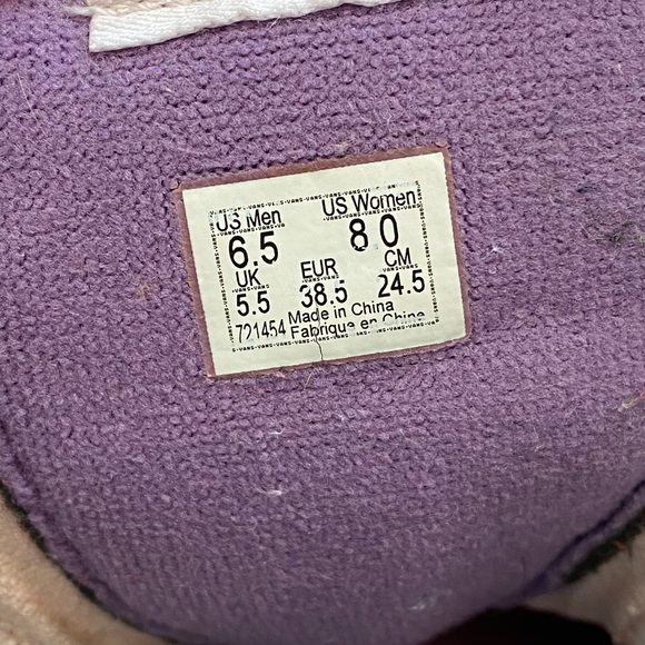 Vans Sk8-Hi Orange and Checkered Sneakers Womens size 8 - Picture 11 of 16